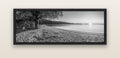 Gateway to Dawn, Abel Tasman — black float frame canvas, 152 × 56 cm. New Zealand fine art landscape wall art by Stephen Milner.