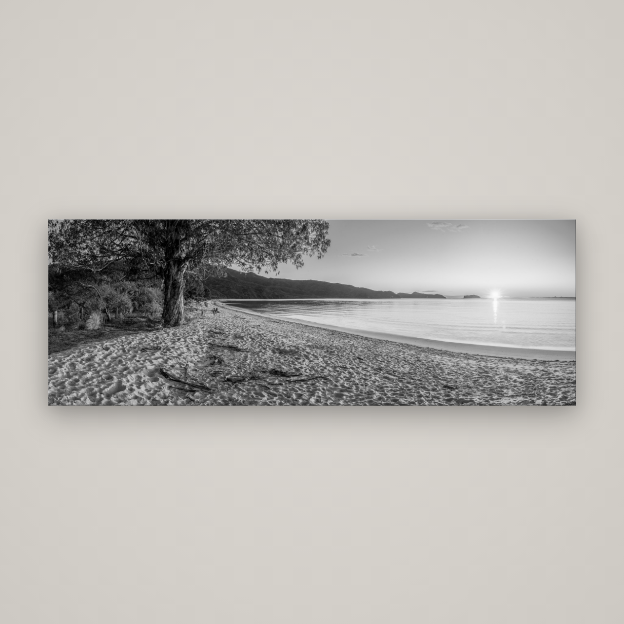 Gateway to Dawn, Abel Tasman — No frame, 198×70 cm. New Zealand fine art wall art by Stephen Milner.