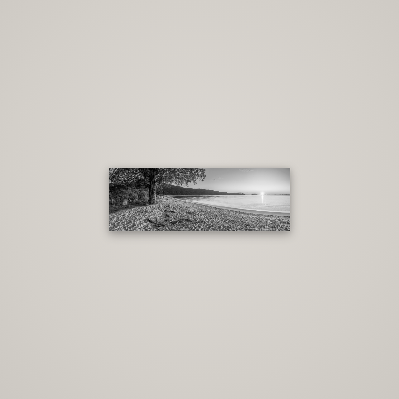Gateway to Dawn, Abel Tasman — No frame, 57×20 cm. New Zealand fine art wall art by Stephen Milner.