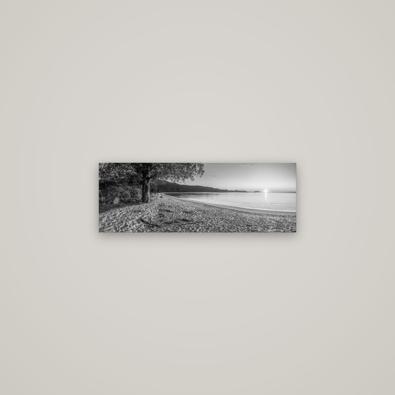 Gateway to Dawn, Abel Tasman — No frame, 68×24 cm. New Zealand fine art wall art by Stephen Milner.