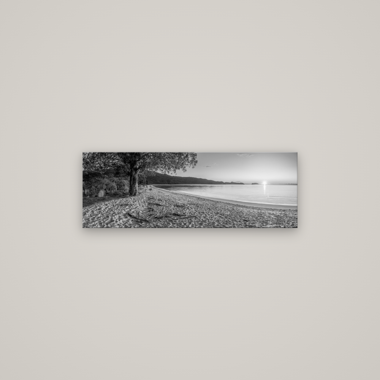 Gateway to Dawn, Abel Tasman — No frame, 85×30 cm. New Zealand fine art wall art by Stephen Milner.