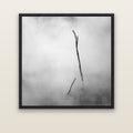 Ghostly Remains, Rotorua — black float frame canvas, 133 × 133 cm. New Zealand fine art landscape wall art by Stephen Milner.