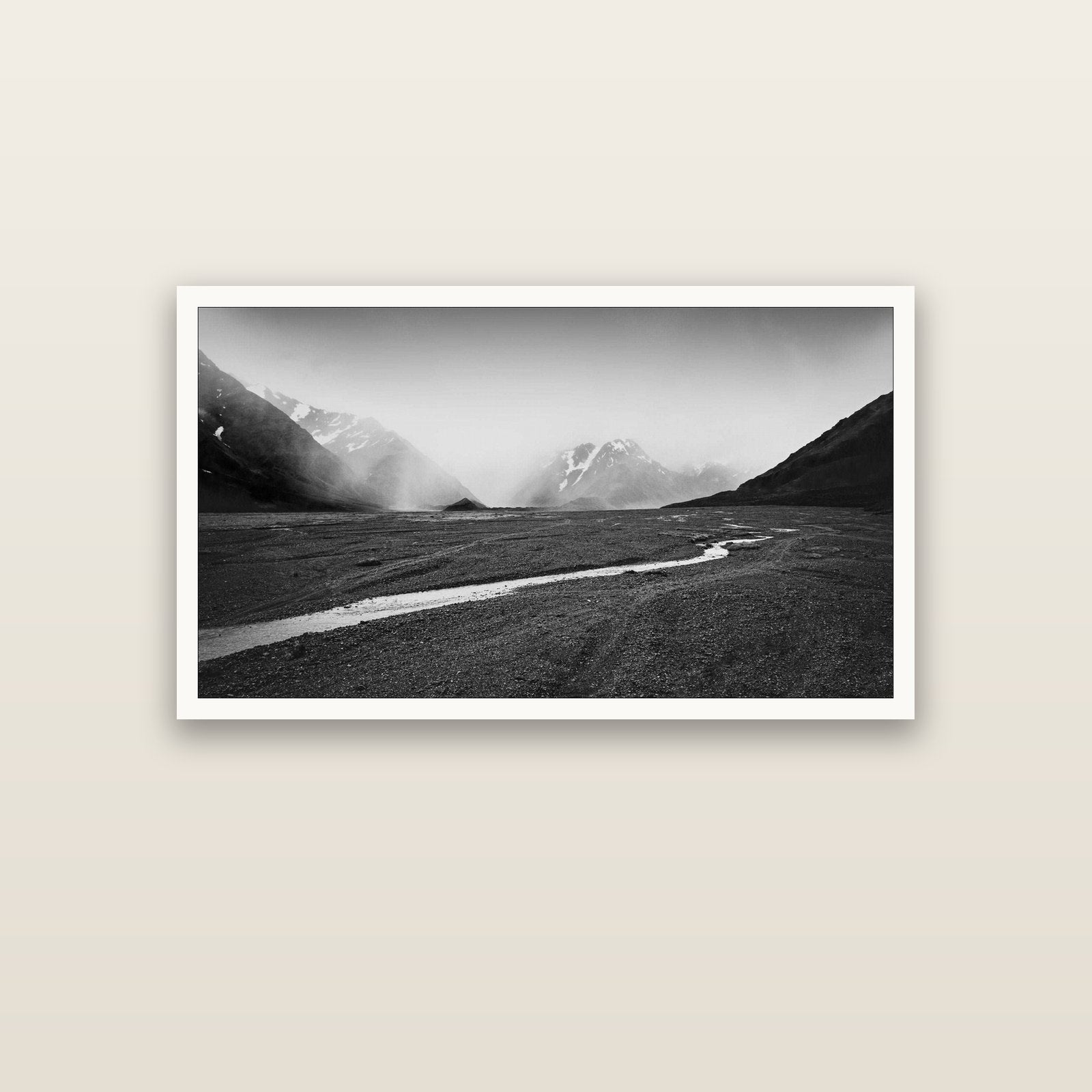 Godley's Storm, Mount Cook National Park — Hahnemühle fine art print, 120 × 70 cm. New Zealand fine art landscape photography by Stephen Milner.