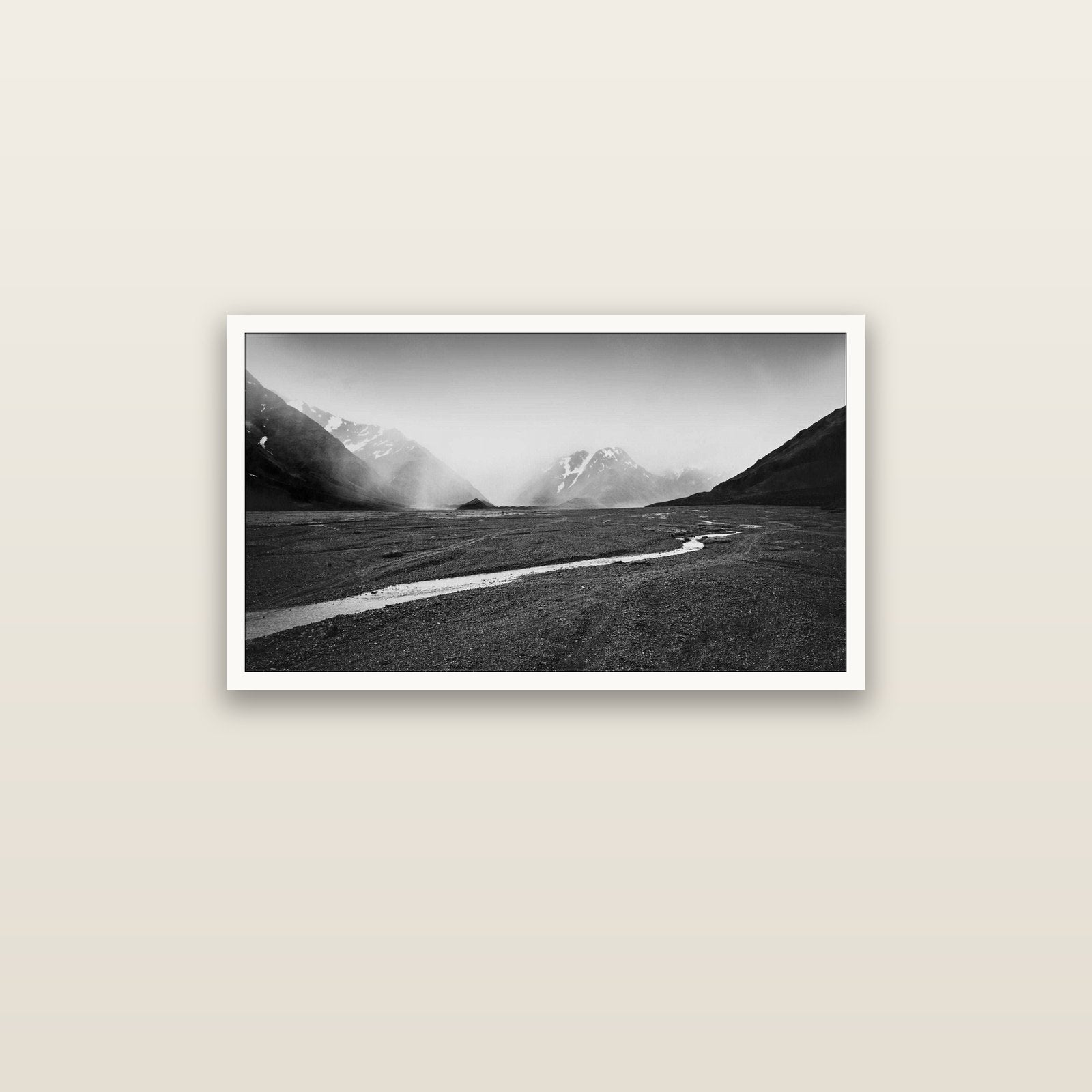 Godley's Storm, Mount Cook National Park — Hahnemühle fine art print, 91 × 51 cm. New Zealand fine art landscape photography by Stephen Milner.