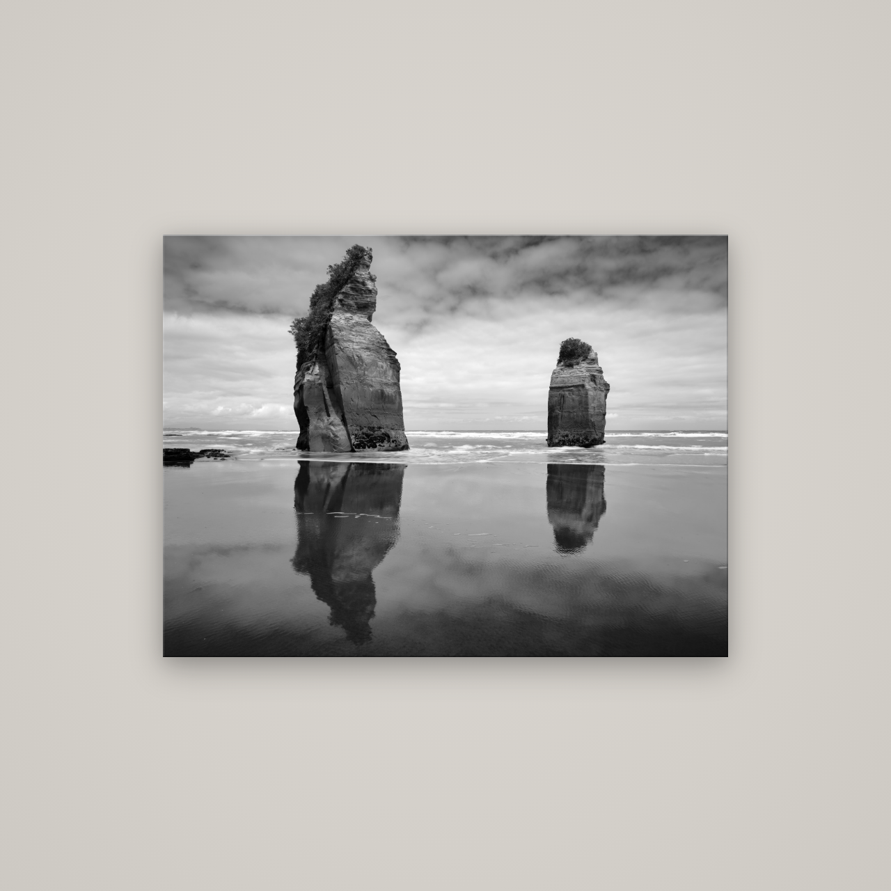 Guardians of the Ocean, Taranaki — No frame, 107×80 cm. New Zealand fine art wall art by Stephen Milner.