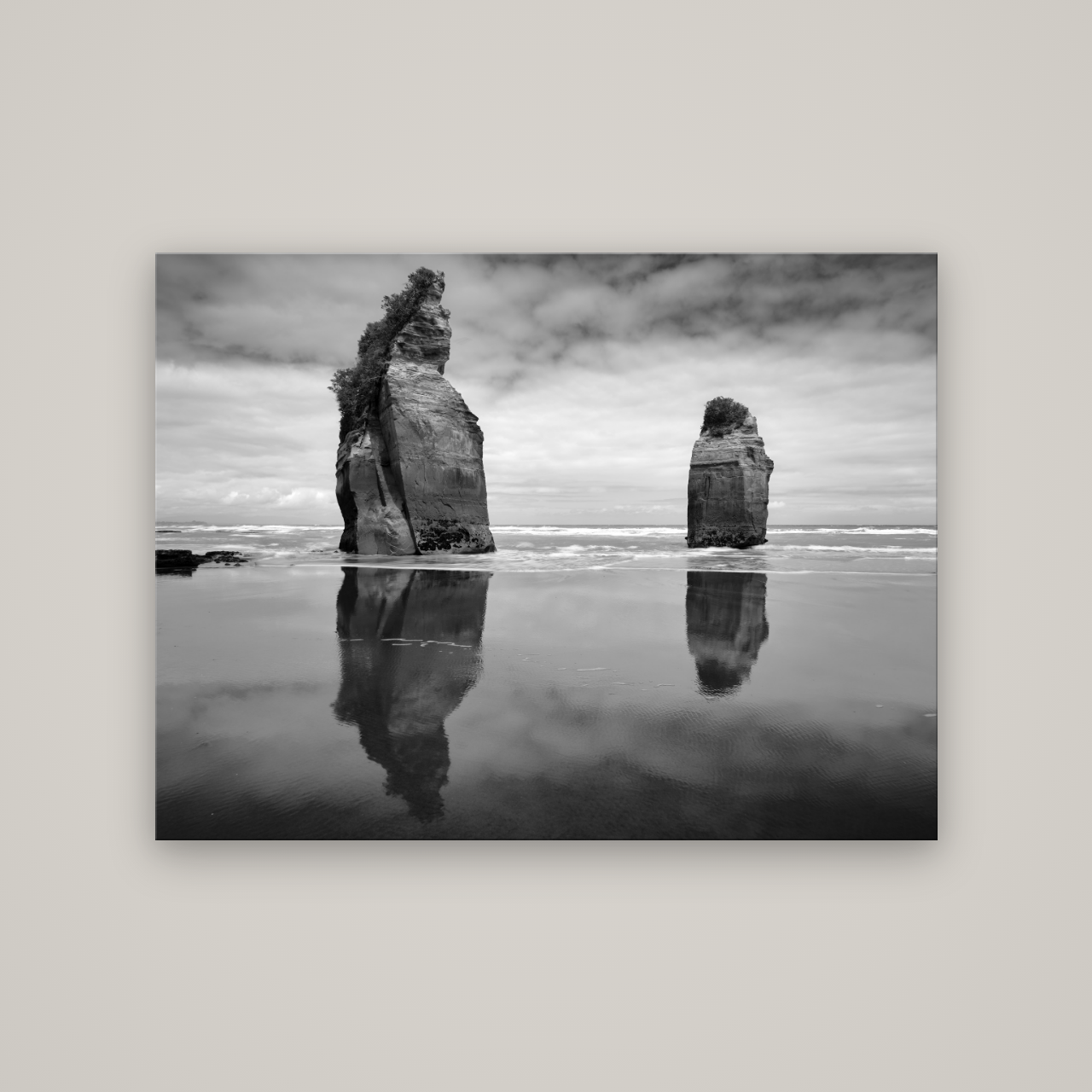 Guardians of the Ocean, Taranaki — No frame, 133×100 cm. New Zealand fine art wall art by Stephen Milner.
