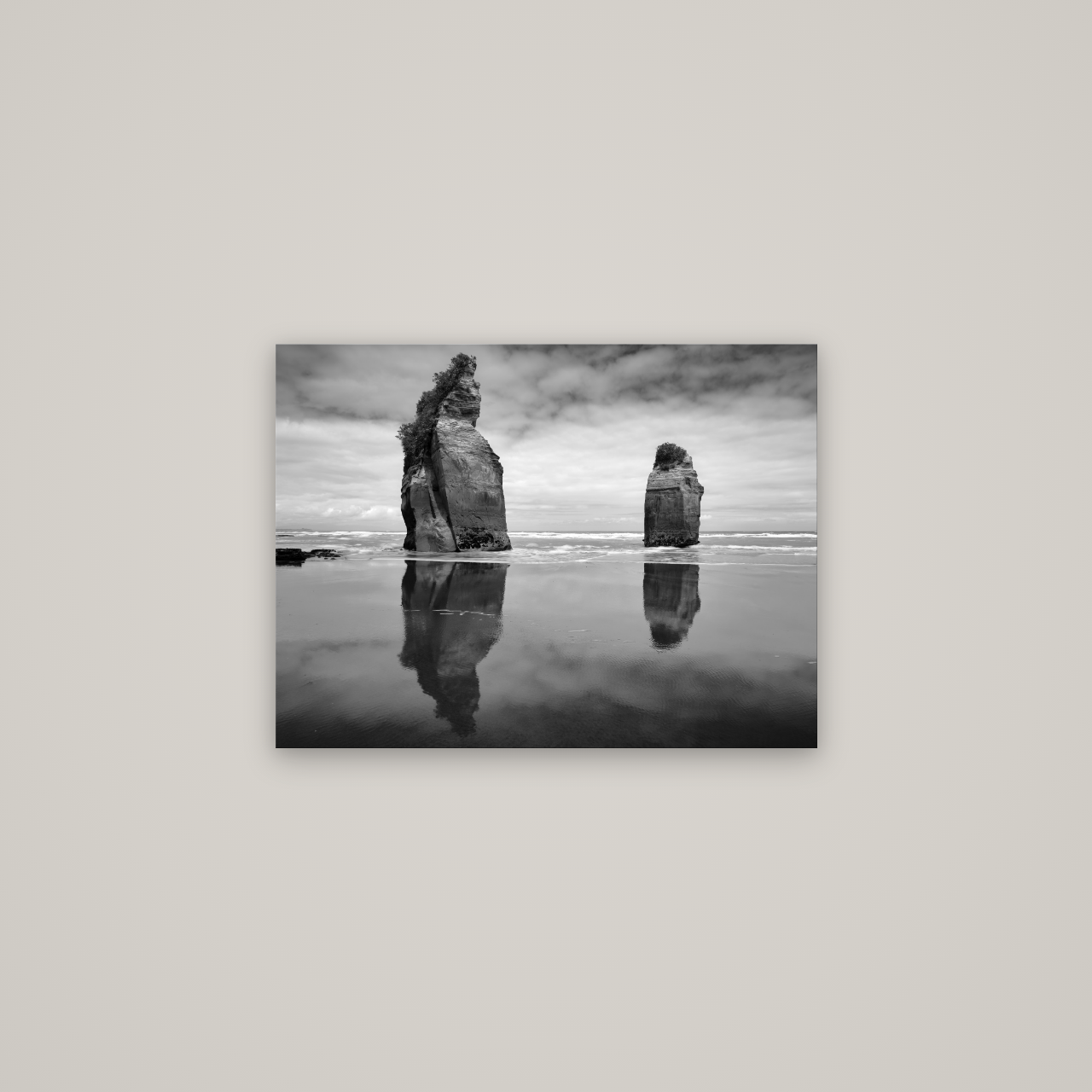 Guardians of the Ocean, Taranaki — No frame, 67×50 cm. New Zealand fine art wall art by Stephen Milner.
