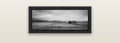 Harvest Light, Canterbury — black float frame canvas, 71 × 25 cm. New Zealand fine art landscape wall art by Stephen Milner.