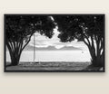 Kaikōura's Coastal Embrace — black float frame canvas, 200 × 130 cm. New Zealand fine art landscape wall art by Stephen Milner.