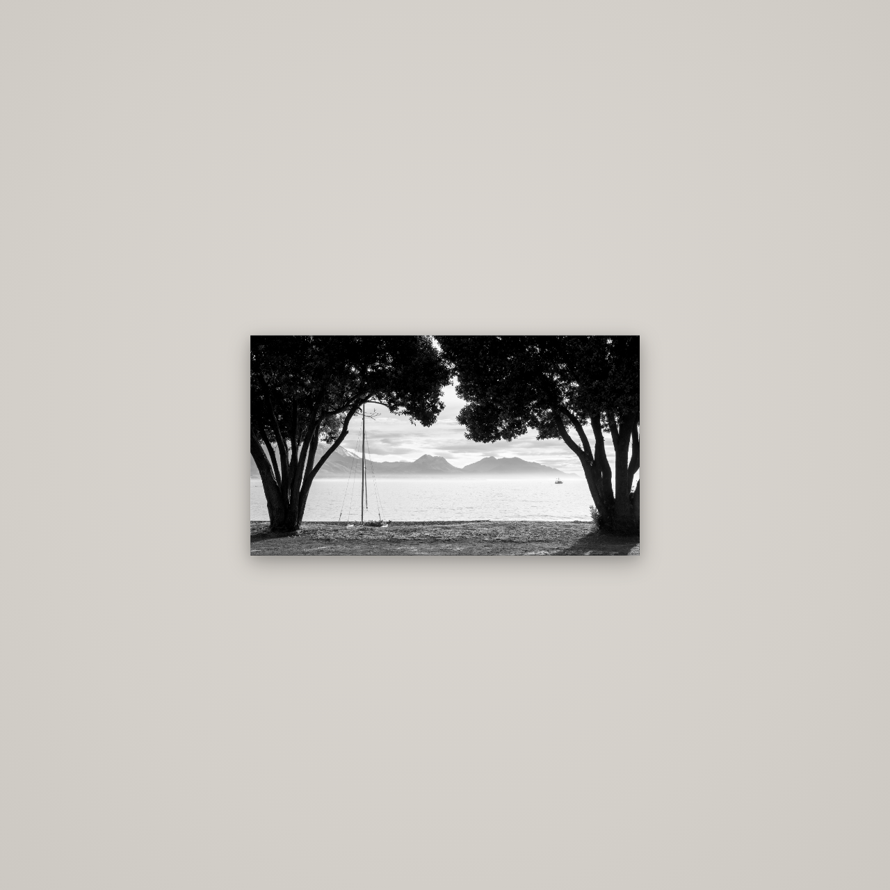 Kaikōura's Coastal Embrace — No frame, 53×30 cm. New Zealand fine art wall art by Stephen Milner.