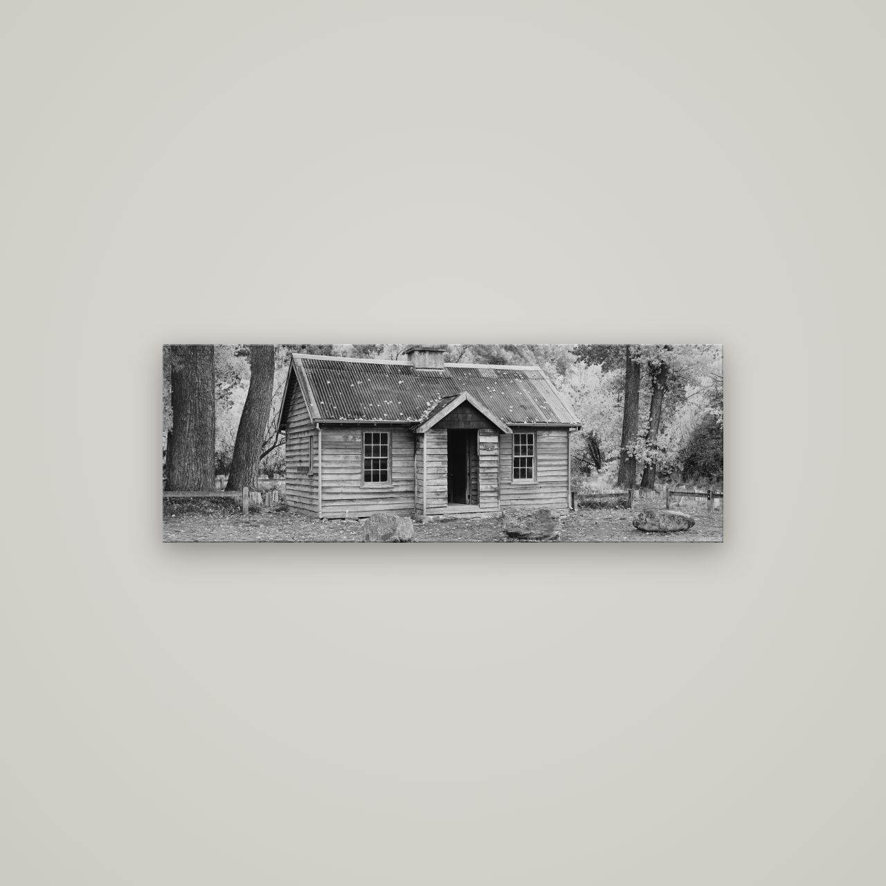Law and Order, Arrowtown — No frame, 113×40 cm. New Zealand fine art wall art by Stephen Milner.