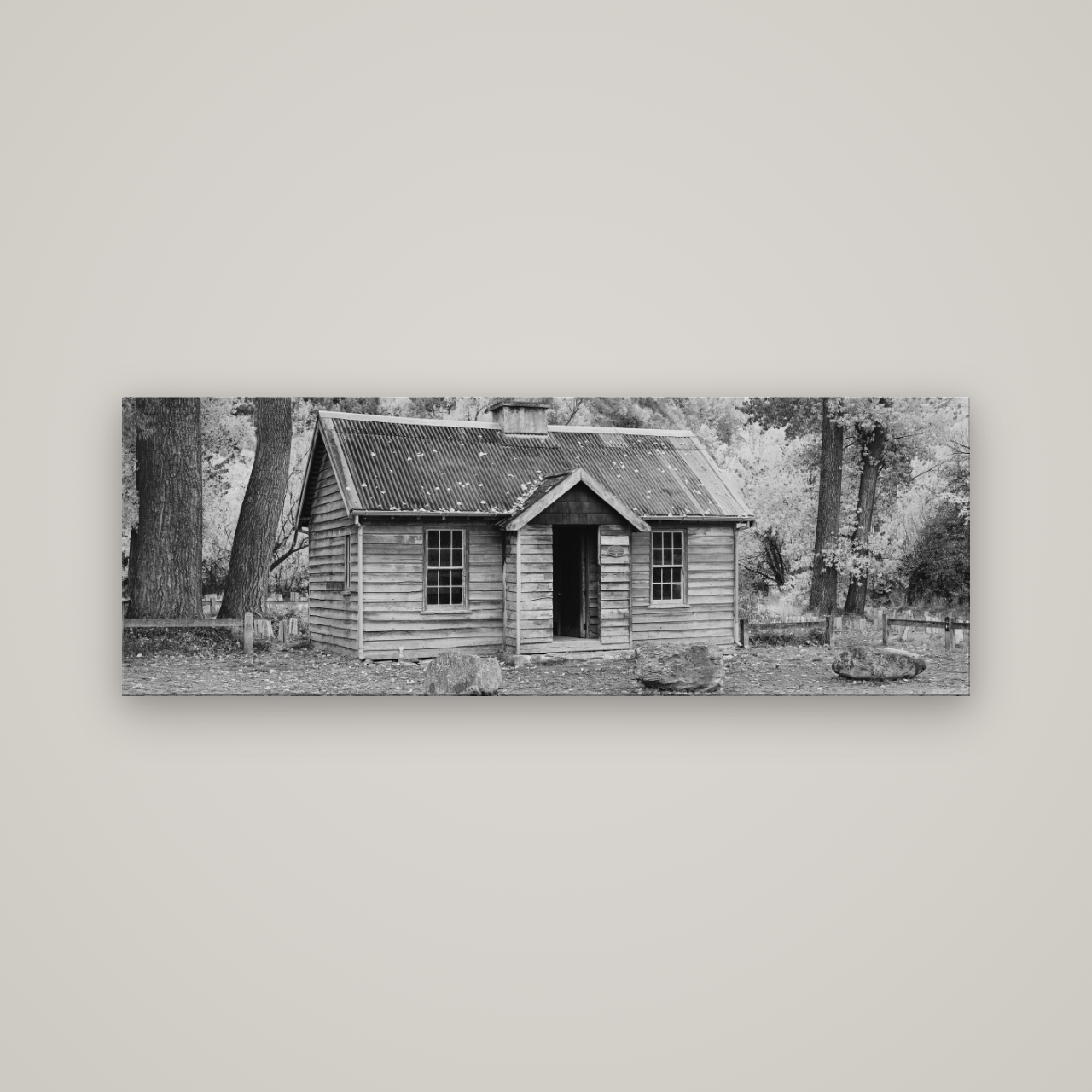 Law and Order, Arrowtown — No frame, 170×60 cm. New Zealand fine art wall art by Stephen Milner.
