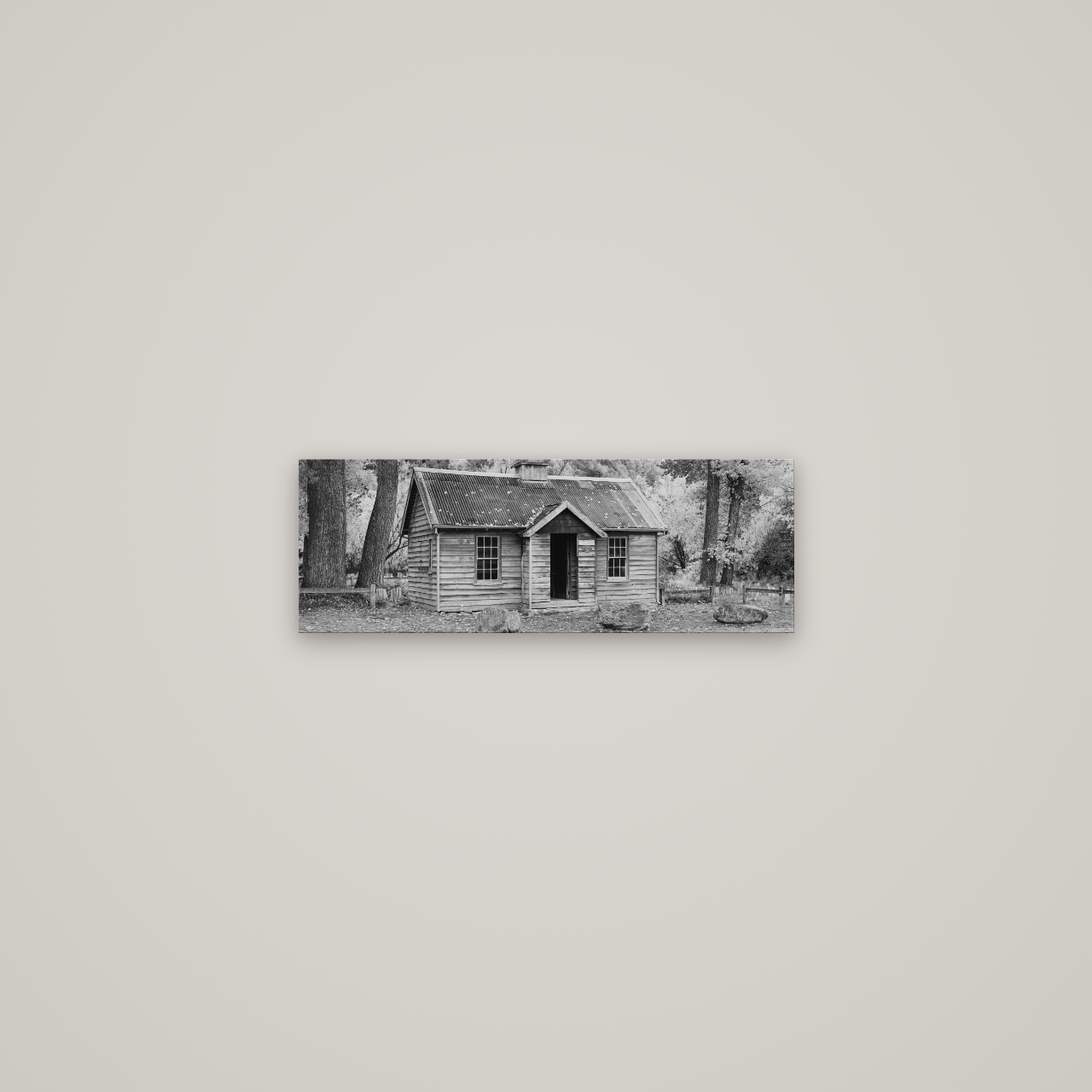 Law and Order, Arrowtown — No frame, 57×20 cm. New Zealand fine art wall art by Stephen Milner.