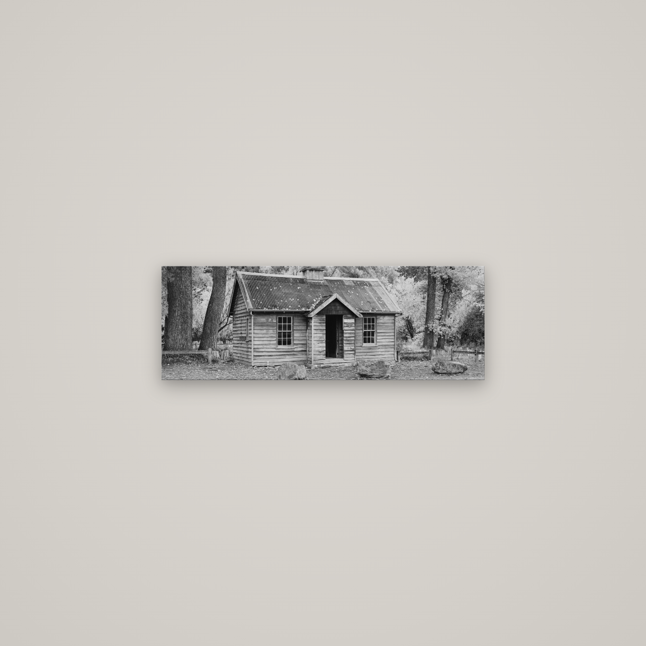 Law and Order, Arrowtown — No frame, 68×24 cm. New Zealand fine art wall art by Stephen Milner.