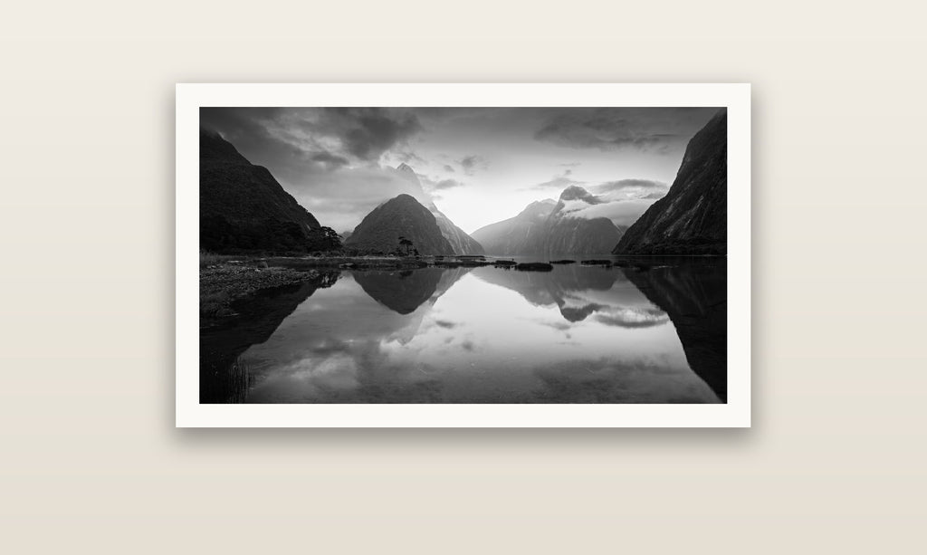 Mitre Peak, Milford Sound — Hahnemühle fine art print. New Zealand fine art landscape photography by Stephen Milner.