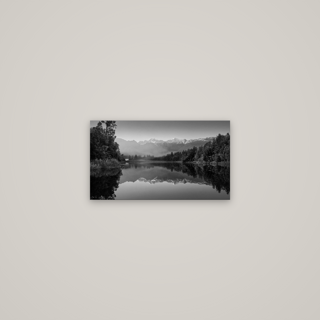 Mountain Majesty, West Coast — No frame, 53×30 cm. New Zealand fine art wall art by Stephen Milner.
