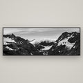 Mueller's Last Light, Mount Cook National Park — Basel Black, 198×70 cm. New Zealand fine art wall art by Stephen Milner.