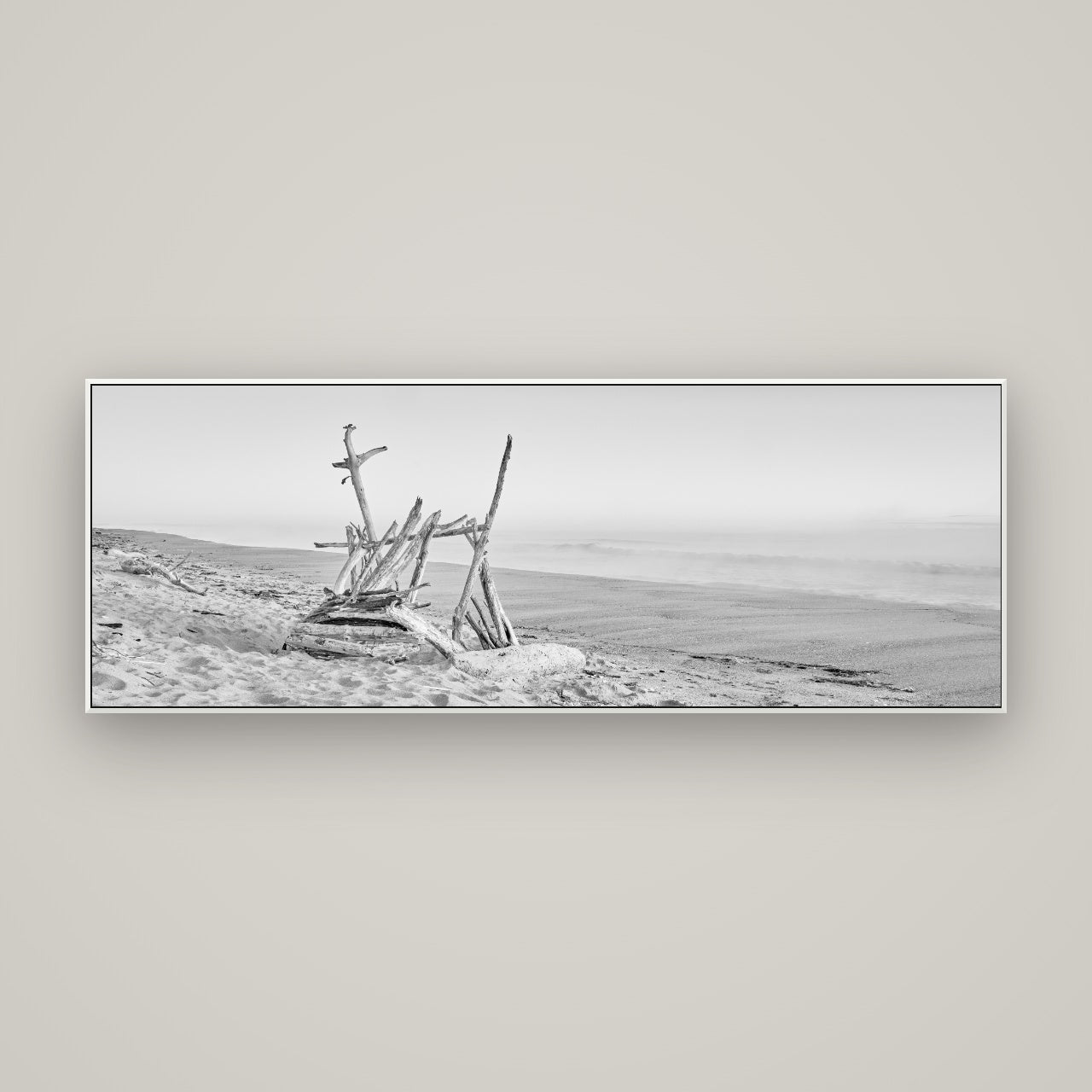 Natures Architecture, Whakatāne Beach — ArtBox White, 170×60 cm. New Zealand fine art wall art by Stephen Milner.