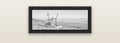Natures Architecture, Whakatāne Beach — black float frame canvas, 71 × 25 cm. New Zealand fine art landscape wall art by Stephen Milner.
