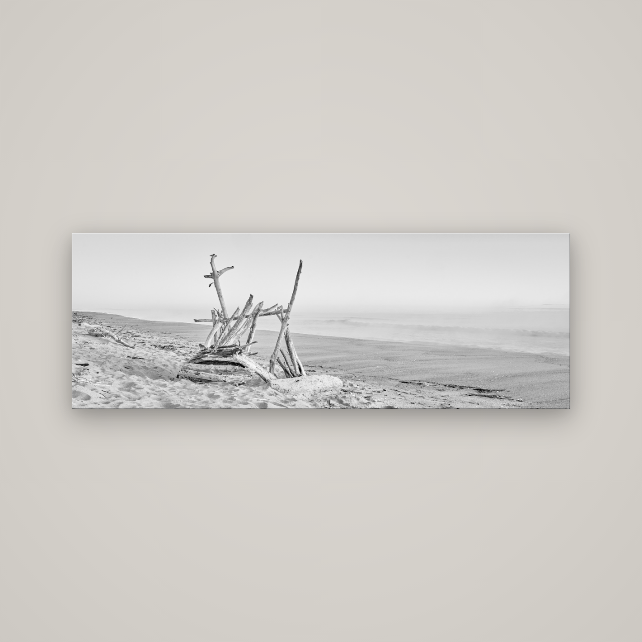 Natures Architecture, Whakatāne Beach — No frame, 170×60 cm. New Zealand fine art wall art by Stephen Milner.