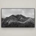 Nature's Embrace, Haast pass — Basel Black, 196×110 cm. New Zealand fine art wall art by Stephen Milner.