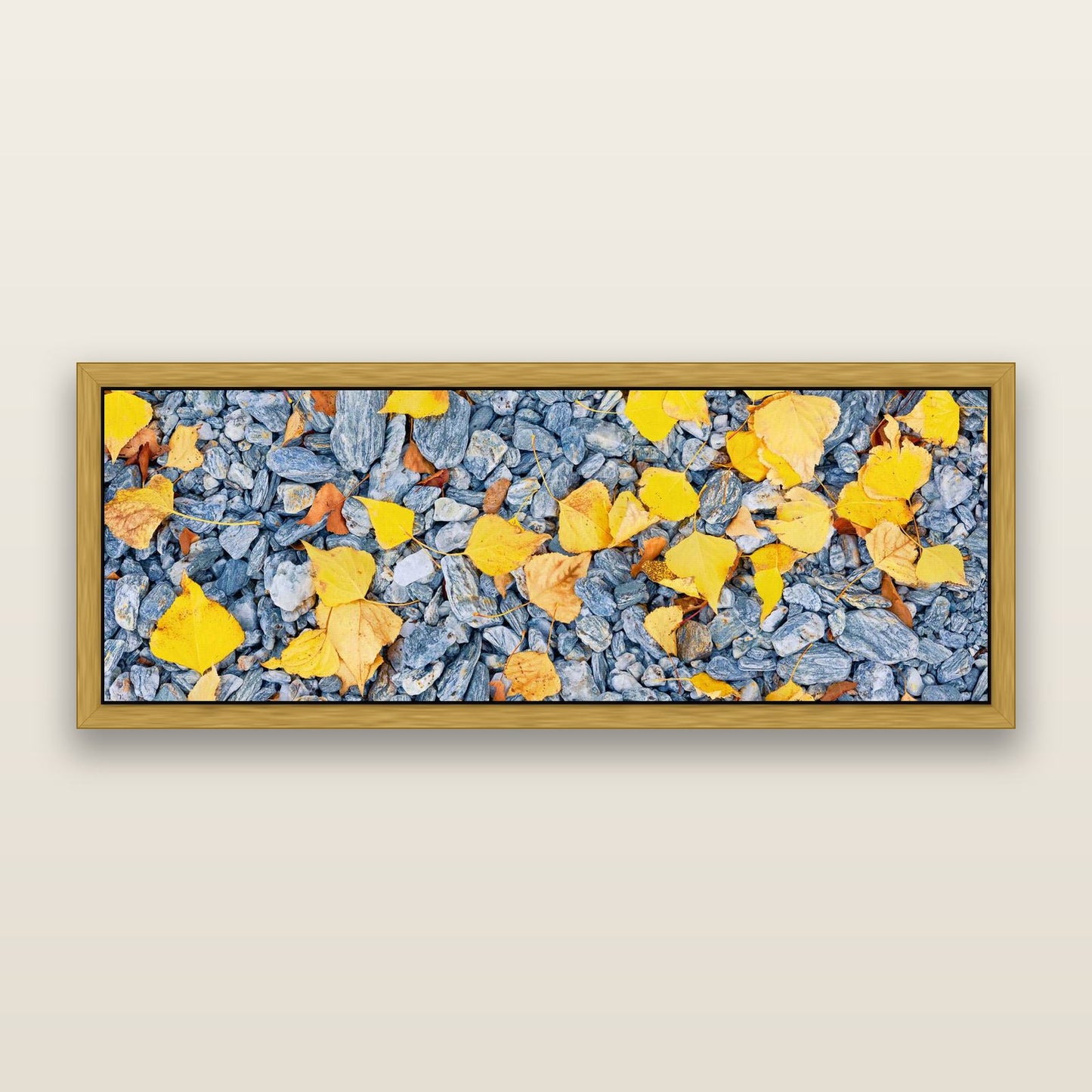 Natures Tapestry, Lake Wanaka — framed metallic canvas print, Antique Gold frame. New Zealand fine art landscape wall art by Stephen Milner.
