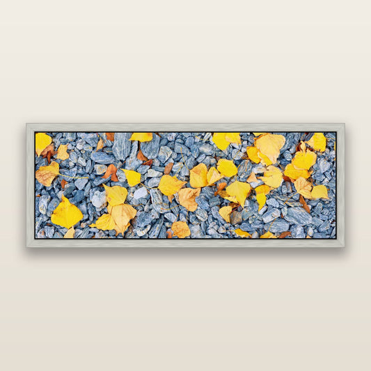 Natures Tapestry, Lake Wanaka — framed metallic canvas print, Antique Silver frame. New Zealand fine art landscape wall art by Stephen Milner.