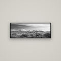 Ngauruhoe Cone, Tongariro National Park — Basel Black, 113×40 cm. New Zealand fine art wall art by Stephen Milner.