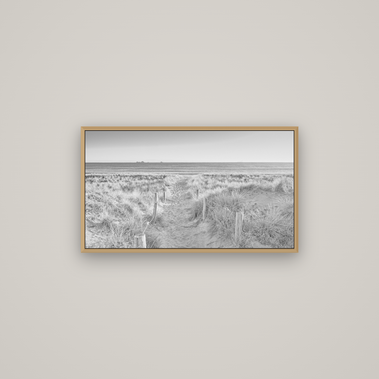 Passage to the Sea, Whakatāne, Basel Natural Oak, 80×45 cm. New Zealand fine art wall art by Stephen Milner.