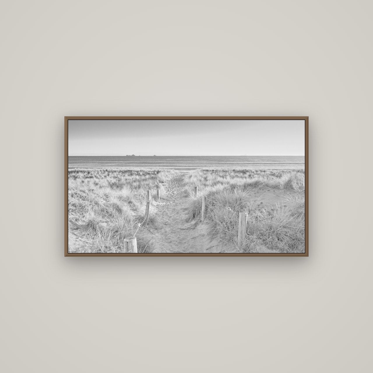 Passage to the Sea, Whakatāne, Basel Walnut, 107×60 cm. New Zealand fine art wall art by Stephen Milner.