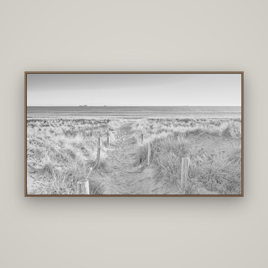 Passage to the Sea, Whakatāne, Basel Walnut, 160×90 cm. New Zealand fine art wall art by Stephen Milner.