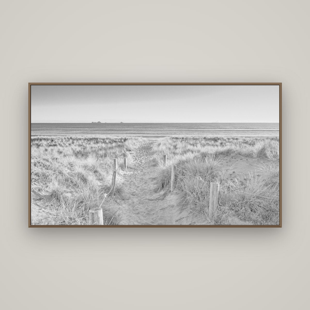 Passage to the Sea, Whakatāne, Basel Walnut, 160×90 cm. New Zealand fine art wall art by Stephen Milner.