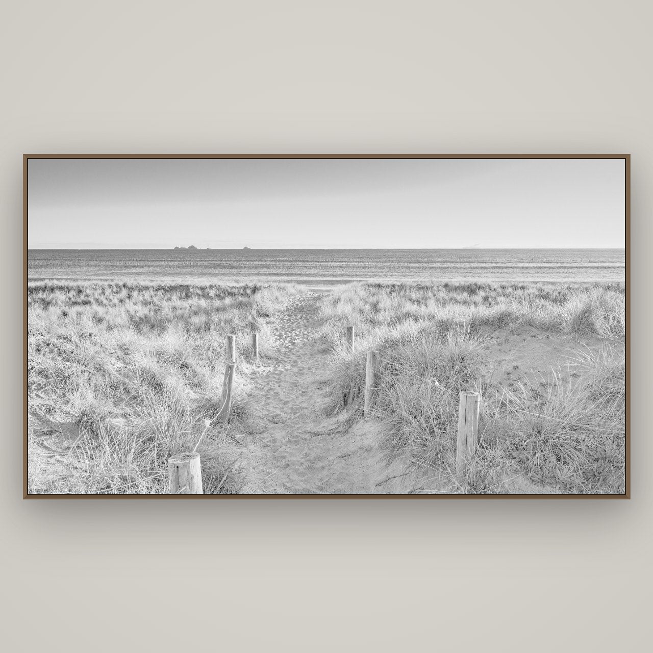 Passage to the Sea, Whakatāne, Basel Walnut, 196×110 cm. New Zealand fine art wall art by Stephen Milner.