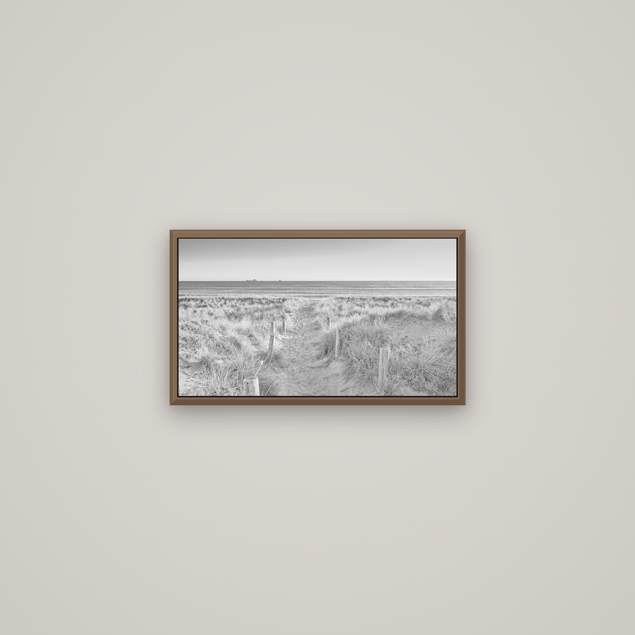 Passage to the Sea, Whakatāne, Basel Walnut, 53×30 cm. New Zealand fine art wall art by Stephen Milner.