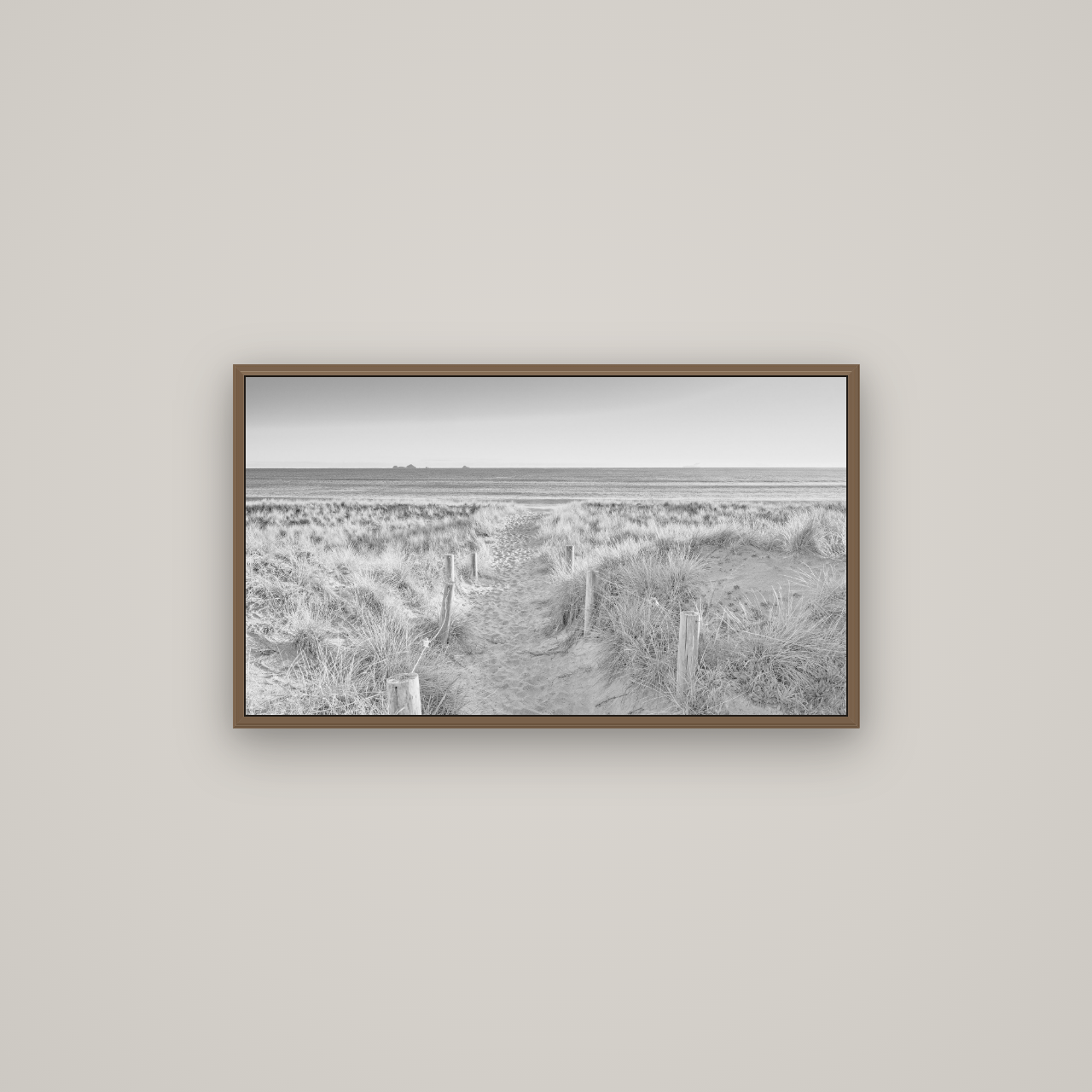 Passage to the Sea, Whakatāne, Basel Walnut, 80×45 cm. New Zealand fine art wall art by Stephen Milner.