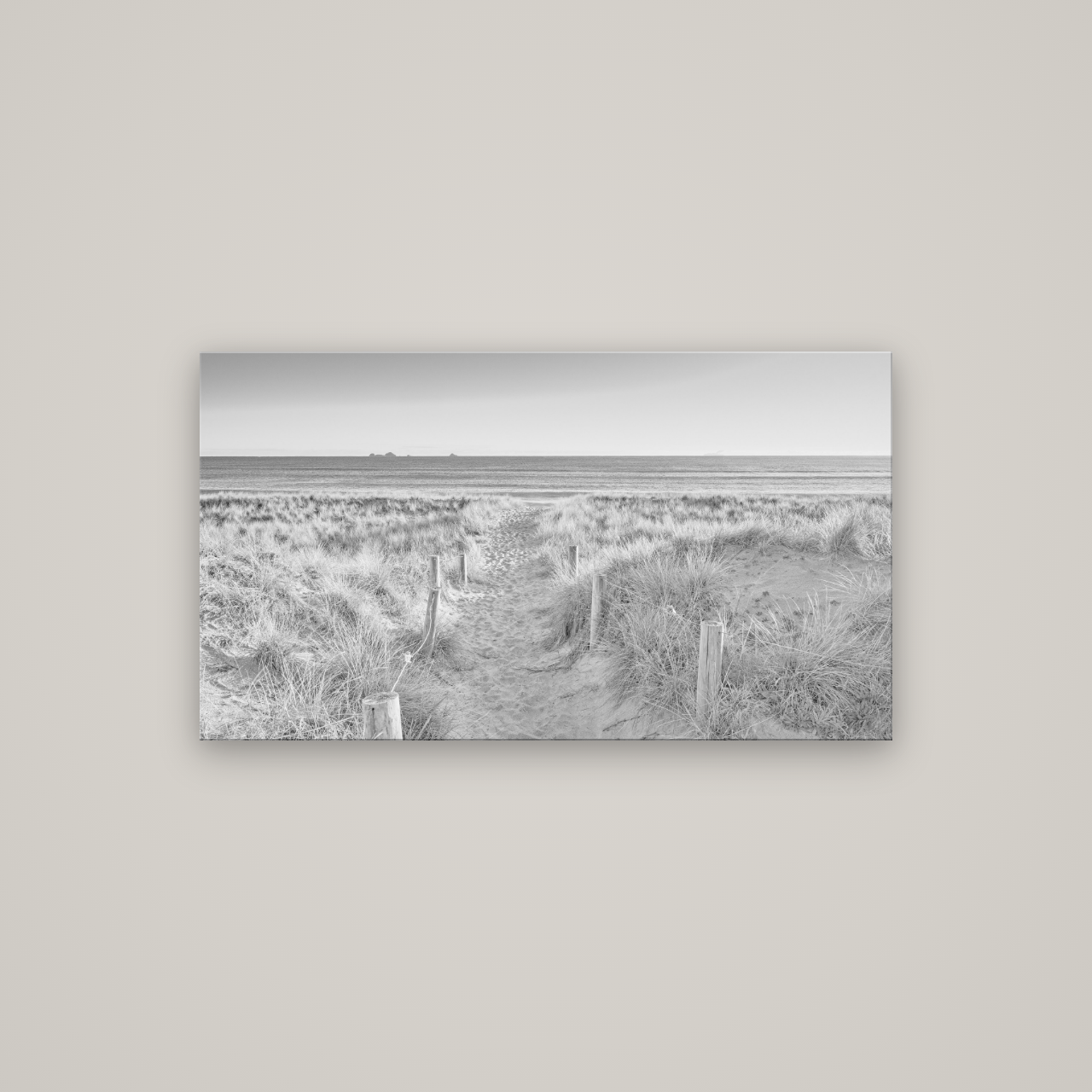 Passage to the Sea, Whakatāne — No frame, 107×60 cm. New Zealand fine art wall art by Stephen Milner.