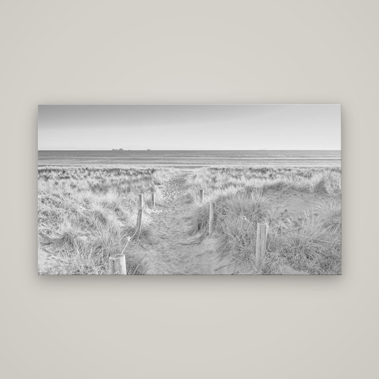 Passage to the Sea, Whakatāne — No frame, 160×90 cm. New Zealand fine art wall art by Stephen Milner.
