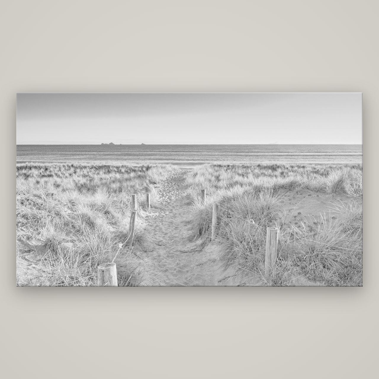 Passage to the Sea, Whakatāne — No frame, 196×110 cm. New Zealand fine art wall art by Stephen Milner.
