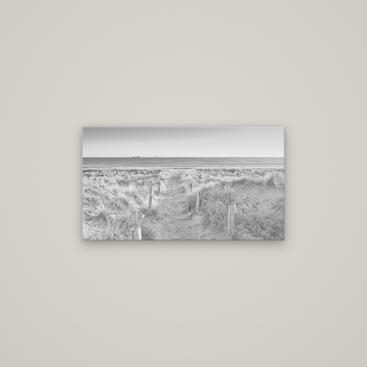 Passage to the Sea, Whakatāne — No frame, 80×45 cm. New Zealand fine art wall art by Stephen Milner.