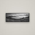 Radiant Awakening, Kaikōura's Coastal Majesty — Basel Black, 113×40 cm. New Zealand fine art wall art by Stephen Milner.