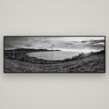 Radiant Awakening, Kaikōura's Coastal Majesty — Basel Black Matte, 198×70 cm. New Zealand fine art wall art by Stephen Milner.