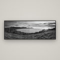 Radiant Awakening, Kaikōura's Coastal Majesty — Basel Black Matte, 198×70 cm. New Zealand fine art wall art by Stephen Milner.