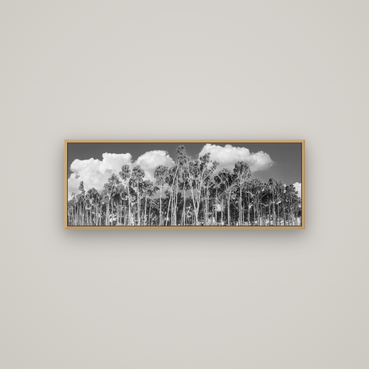 Rimu Reverie, Bruce Bay's Coastal Symphony, Basel Natural Oak, 113×40 cm. New Zealand fine art wall art by Stephen Milner.