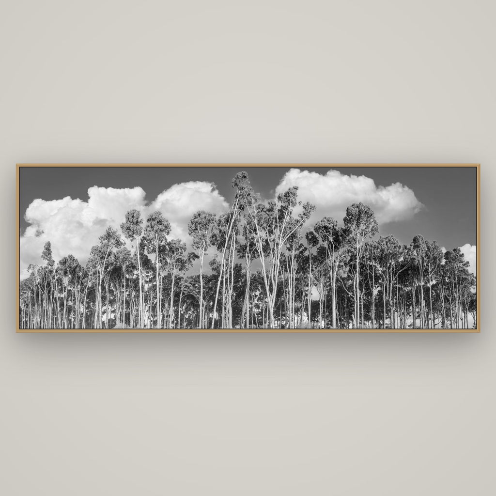 Rimu Reverie, Bruce Bay's Coastal Symphony, Basel Natural Oak, 198×70 cm. New Zealand fine art wall art by Stephen Milner.