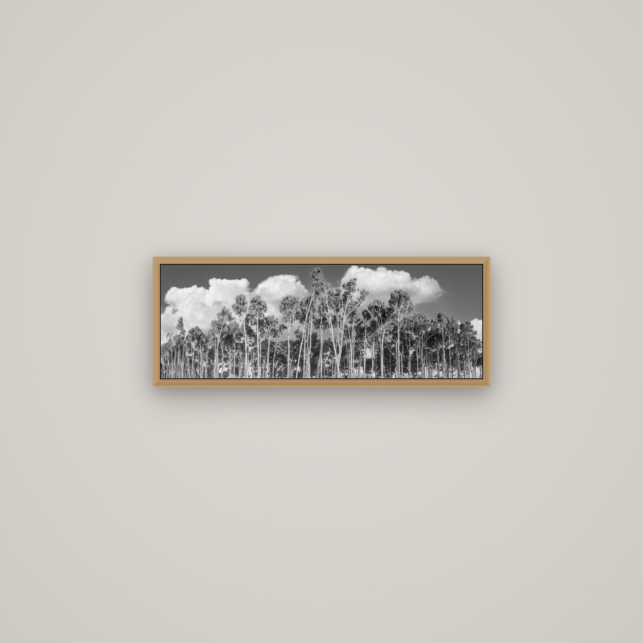 Rimu Reverie, Bruce Bay's Coastal Symphony, Basel Natural Oak, 68×24 cm. New Zealand fine art wall art by Stephen Milner.