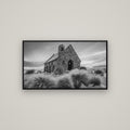 Shepherd's Delight, Lake Takapō — Basel Black, 107×60 cm. New Zealand fine art wall art by Stephen Milner.