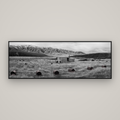 Solitude in the Wild, Barrels of Resilience — Basel Black Matte, 198×70 cm. New Zealand fine art wall art by Stephen Milner.