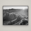 Te Mata Peak, Hawke's Bay — Basel Black, 160×120 cm. New Zealand fine art wall art by Stephen Milner.
