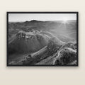 Te Mata Peak, Hawke's Bay — black float frame canvas, 173 × 133 cm. New Zealand fine art landscape wall art by Stephen Milner.