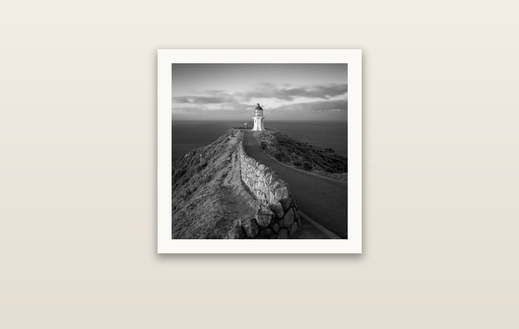 The Cape, Cape Reinga — Hahnemühle fine art print, 30 × 30 cm. New Zealand fine art landscape photography by Stephen Milner.